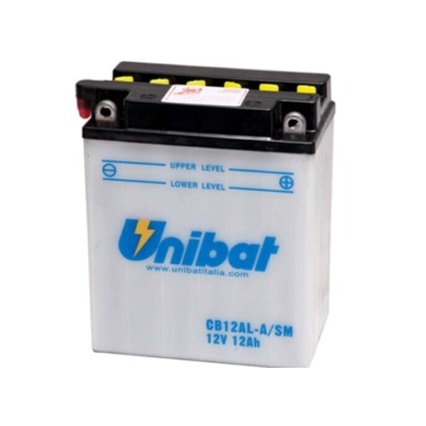 BATTERIA MOTO DUCATI E MOTOCARRO APE PIAGGIO MARCA UNIBAT C60-N24L-A 28AH