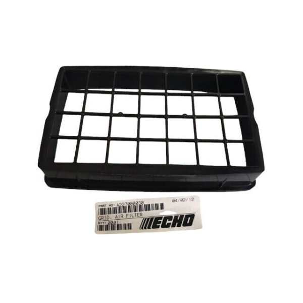 PIASTRA,GRIGLIA SUPPORTO FILTRO ARIA SOFFIATORE ECHO PB 770 RIF: 227000030