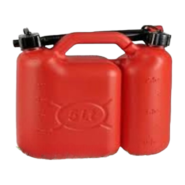TANICA CARBURANTE,BENZINA,DIESEL,OLIO DOPPIA 5LT+2,5 LT OMOLOGATA