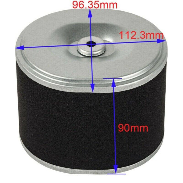 RICAMBIO FILTRO ARIA MOTORE A BENZINA COMPATIBILE HONDA GX340 GX390 8HP 9HP
