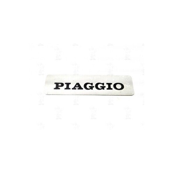 SCRITTA,TARGHETTA,STEMMA PIAGGIO IN LAMINA ADESIVA LUNGH.114MM  [RICAMBI PIAGGIO