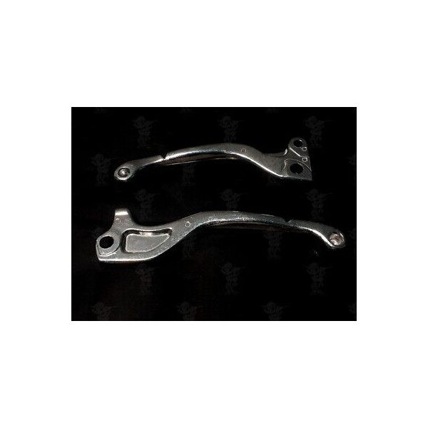 COPPIA LEVE FRENO IN ALLUMINIO GRIGIE SCOOTER MBK BOSS/NITRO RIF. 5402036