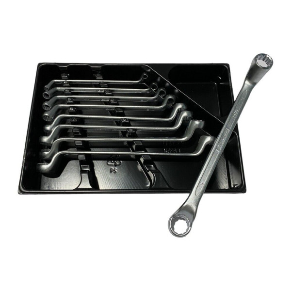 SET 9 CHIAVI AD ANELLO BERNER IN ACCIAIO VANADIUM CARRELLO OFFICINA 148995