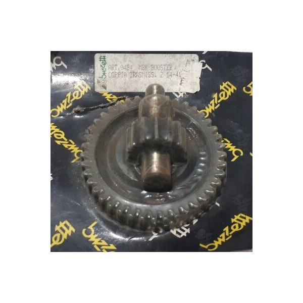 COPPIA INGRANAGGI TRASMISSIONE MBK BOOSTER - APRILIA Z. 14-41 RIF. 0424