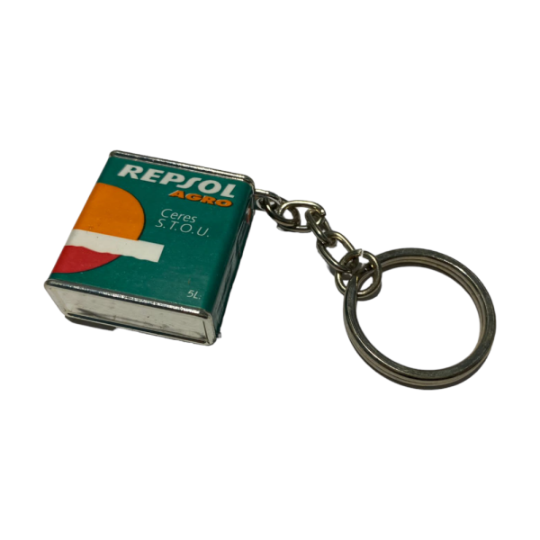 PORTA CHIAVI TANICA OLIO REPSOL IN PLASTICA DURA GADGET ORIGINALE