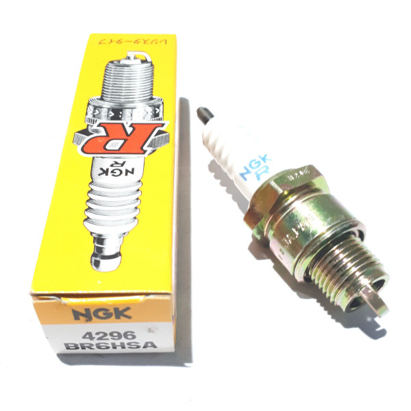 CANDELA DI ACCENSIONE NGK SCATOLO GIALLO RICAMBIO RIF. BR6HSA-4296