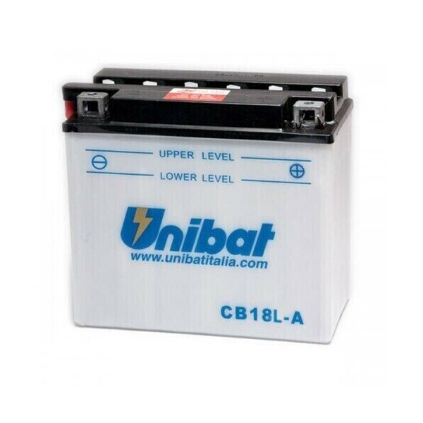 BATTERIA UNIBAT 12V 18AH CB18L-A MOTO GUZZI V65 FLORIDA 650 1985-1992 V75 750CC