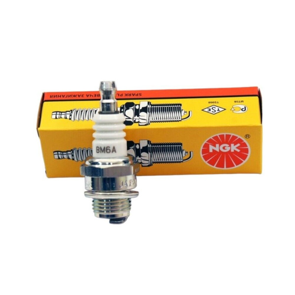 CANDELA DI ACCENSIONE MOTORE MOTOSEGA DECESPUGLIATORE NGK  RIF. BM6A-5921