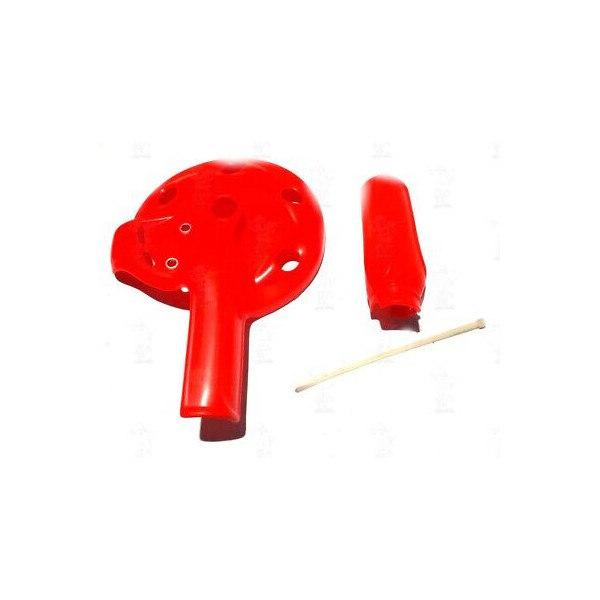 COPRIDISCO RUOTA FORCELLA ANTERIORE IN PLASTICA ROSSO SCOOTER APRILIA RALLY UFO
