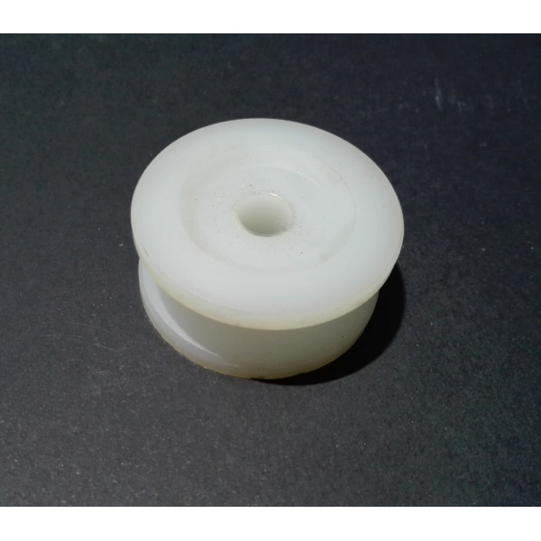 CARRUCOLA,PULEGGIA,ROTELLA PER CINGHIA IN TEFLON D.ESTERNO 45MMx20MM FORO 10MM