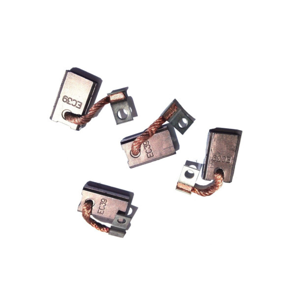 KIT 4 SPAZZOLE MOTORINO AVVIAMENTO DINAMO MOTORE APE PIAGGIO APE 600-601-703