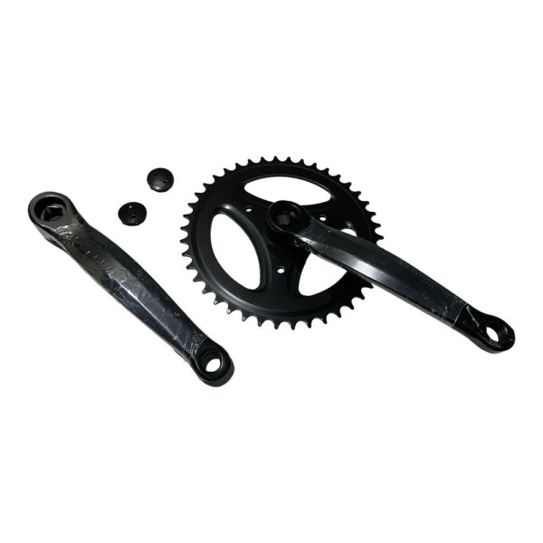 KIT GUARNITURA+BRACCIO PEDIVELLA BICI OLANDA-CITY BIKE 42X170 ACCIAIO 305850080