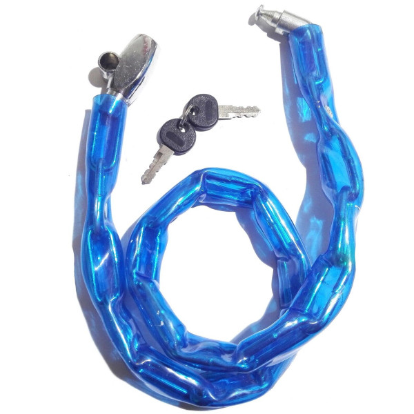LUCCHETTO A CATENA RMS PER BICI RICOPERTA IN PVC CON CHIAVE 588000560
