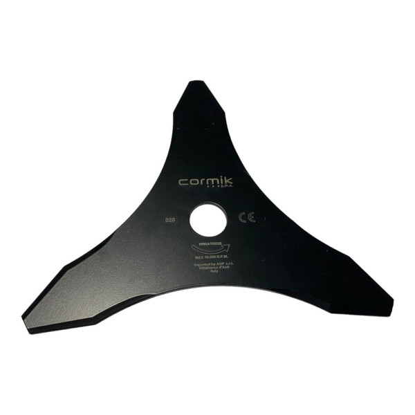 DISCO 3 DENTI ORIGINALE CORMIK RINFORZATO DA 3 MM X SFALCIO ERBA DECESPUGLIATORE