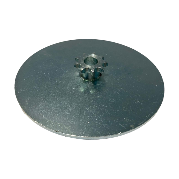 PIGNONE+DISCO FRENO TRASMISSIONE CAMBIO TAGLIAERBA BLUEBIRD DOMINO 9 DENTI