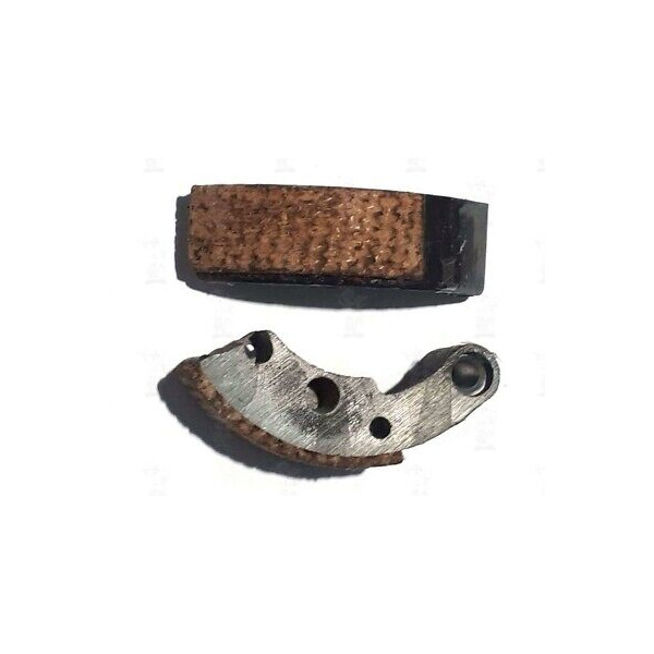 KIT 2 PEZZI MASSETTE FERODI FRIZIONE CICLOMOTORE MOTO D'EPOCA H73MM SPESS. 23MM