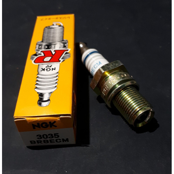 CANDELA,CANDELETTA ACCENSIONE MOTO PASSO LUNGO NGK R SPARK PLUG BR8ECM-3035