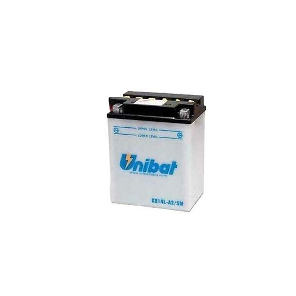 BATTERIA MOTO E SCOOTER ORIGINALE UNIBAT CB14L-A2-SM - YB14L-A2 12V 14AH
