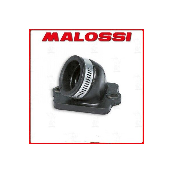 COLLETTORE INCLINATO DI GOMMA MALOSSI Ø 26X30 MOTORI PIAGGIO YAMAHA RIF. 027528B