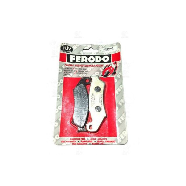 PASTIGLIE FRENO POSTERIORI FERODO MOTO HONDA RVF RR 400 2013 2014 RIF. FDB496R