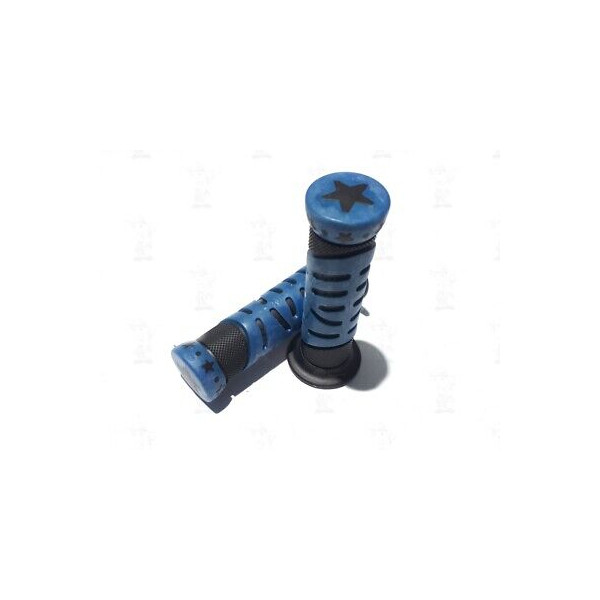 MANOPOLE MANUBRIO MARCA ONE NERE E BLU PER SCOOTER E MOTO RIF. 77343056