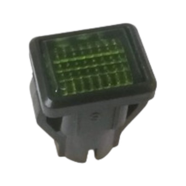 SPIA,SEGNALATORE LUCI ACCESE COLORE VERDE APE-VESPA 50  RIF.213417  [RICAMBI PIA