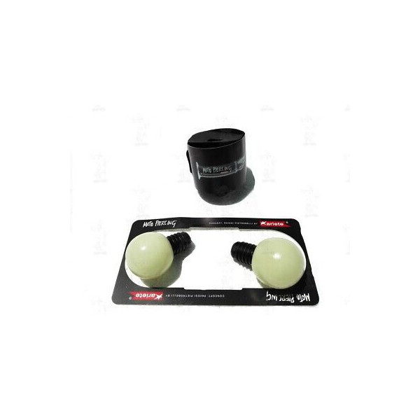 STABILIZZATORI-TERMINALI MANOPOLE MANUBRIO MOTO-SCOOTER ARIETE-MOTO PIERCING