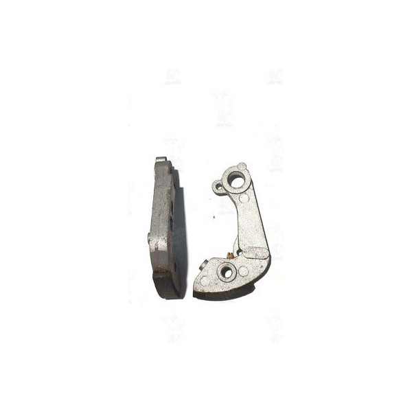 KIT 2 PEZZI MASSETTE FERODI FRIZIONE CICLOMOTORE MOTO D'EPOCA H 75MM SPESS. 9MM