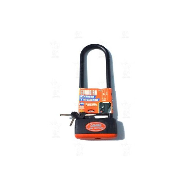 LUCCHETTO AD ARCO CON 3 CHIAVI LAMPA GUARDIAN Ø 16 MM RIF. 90623
