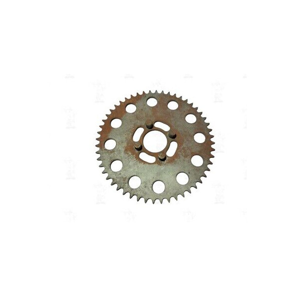 INGRANAGGIO RUOTA DENTATA CORONA IN FERRO DA 52 D CON FORO CENTRALE DA 45 mm