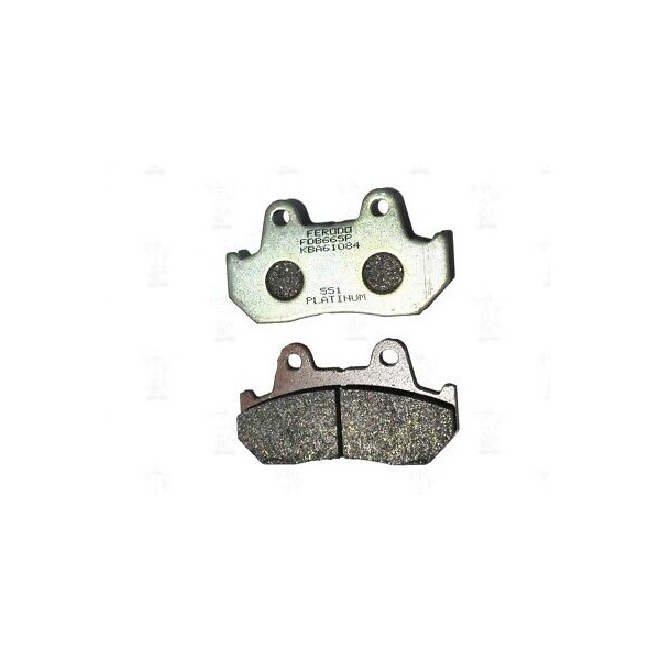 PASTIGLIE FRENO FERODO PLATINUM HONDA CC 400 – 1500 1983 – 1991 RIF. FDB665P