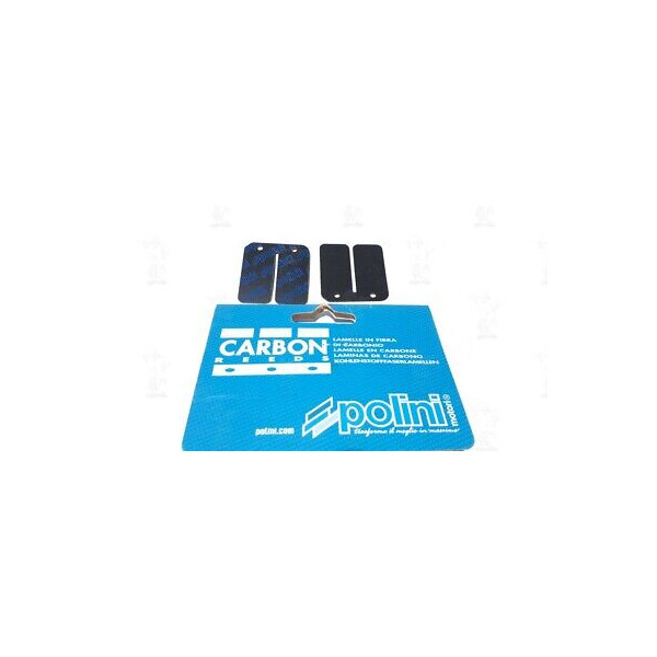 SET LAMELLE POLINI IN CARBONIO APRILIA MBK YAMAHA RIF ORIGINALE POLINI 213.0530