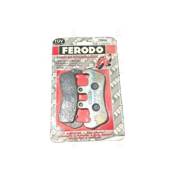 PASTIGLIE FRENO ANTERIORE FERODO HONDA HM YAMAHA DT-DT-Z TENERE SCOUT RIF FDB699