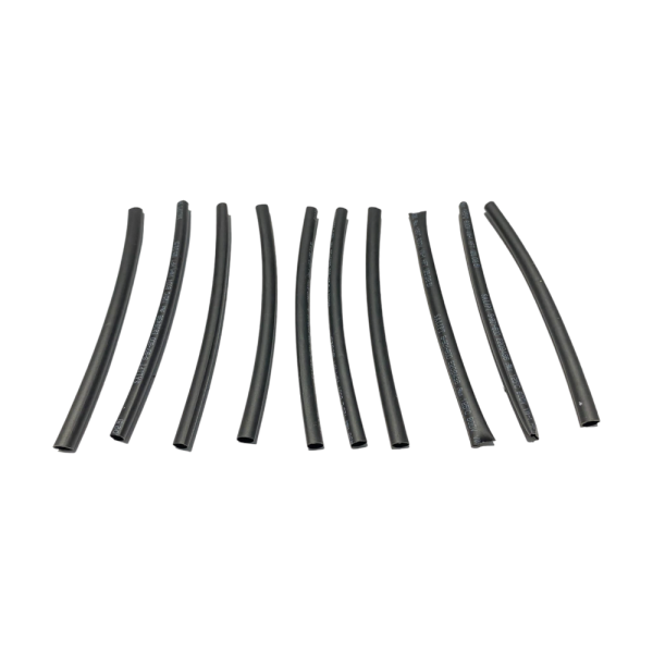 KIT 10 PEZZI GUINA TERMO RESTRINGENTE IMPIANTO ELETTRICO NERA Ø 5X120 MM