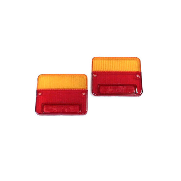 COPPIA CORPI LUMINOSI BOSATTA RP429 ROSSI/ARANCIO CON CATADIOTTRO APE 50 EUROPA