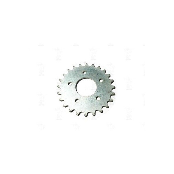 INGRANAGGIO RUOTA DENTATA CORONA IN FERRO DA 24 D CON FORO CENTRALE DA 40 mm