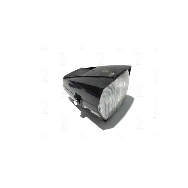 FARO ANTERIORE GRUPPO OTTICO CICLOMOTORE UNIVERSALE NERO  [RICAMBI MOTO]
