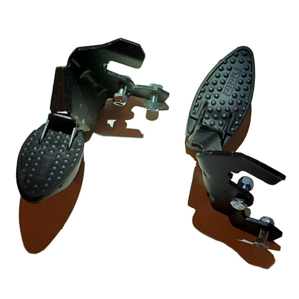 COPPIA PEDALINE MARCA DIEFFE RICHIUDIBILI CON STAFFA DI FISSAGGIO PER SCOOTER