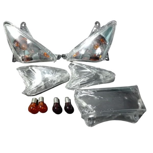 KIT FRECCE PLASTICHE ANT YAMAHA T-MAX LEXUS 2005 TIPO ORIGINALE RIF. 77206373N