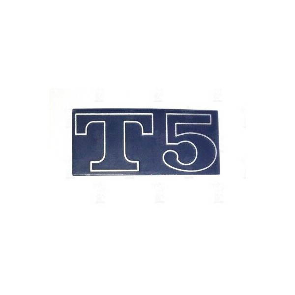 TARGHETTA LATERALE COFANO SCRITTA STEMMA FREGIO PER VESPA T5 125 1985-1989 VNX5T
