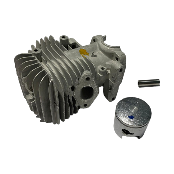 KIT CILINDRO+PISTONE COMPLETO MOTOSEGA CINESE IMPORTAZIONE 25CC ASPIRAZIONE LATO