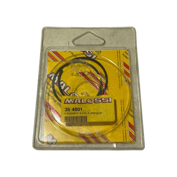 2 FASCE ELASTICHE SEGMENTI PISTONE  SCOOTER 47X1.5 ORIGINALI MALOSSI RIF 354501