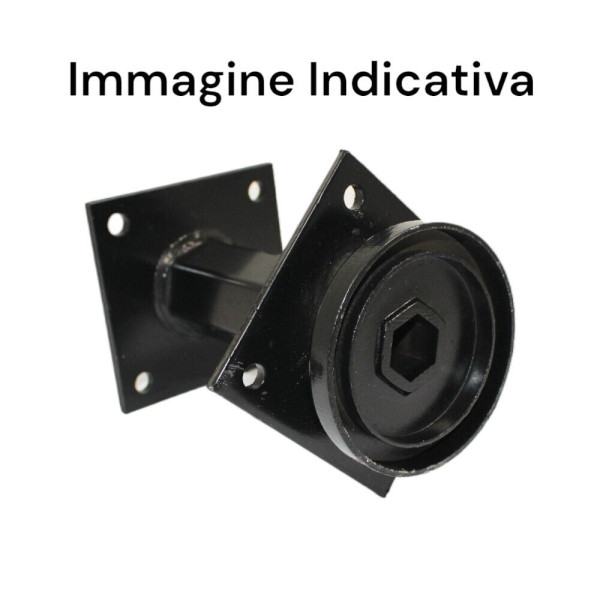 RICAMBIO FLANGIA MOZZO PRIMO PEZZO SUPPORTO ZAPPETTE ASSE FRESA MOTOZAPPA